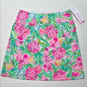 Lilly Pulitzer Pink/Green/White Mini Skirt Skorts